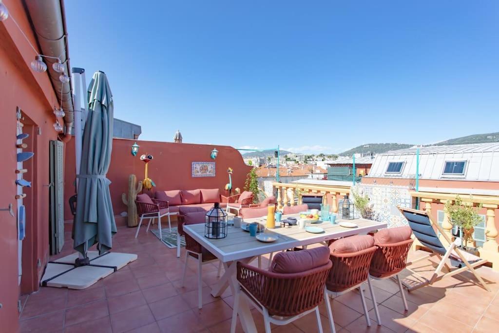 #48 Suite Jean Top Floor Terrace 5Min Walk Sea Ac ニース エクステリア 写真