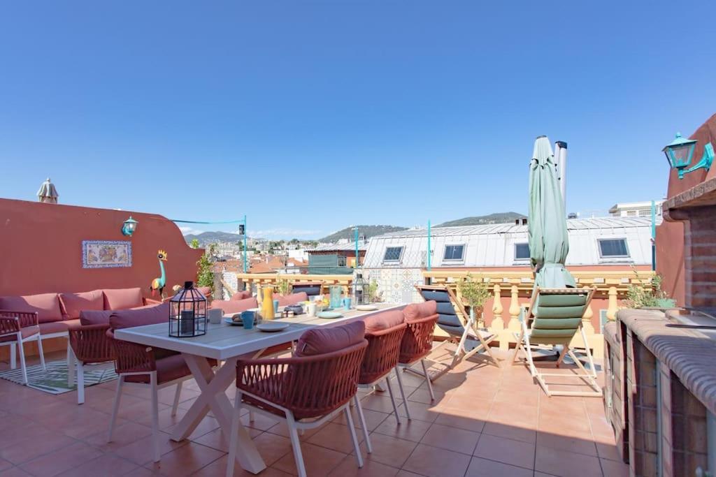 #48 Suite Jean Top Floor Terrace 5Min Walk Sea Ac ニース エクステリア 写真